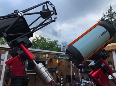 14" GSO RC Carbon Fiber Truss Telescope and 11" RASA v1