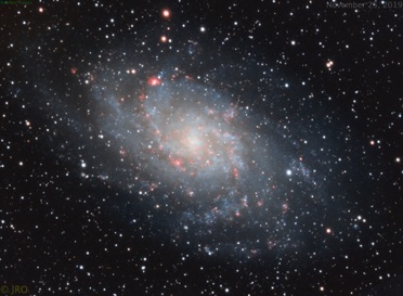 Pinwheel Galaxy  310x30sec subs + 20x4m Ha subs 9/4/19 & 10/24/19 & 11/25/19  ZWO ASI1600 w/ Baader f/2 Ha filter and ZWO ASI294C for color / 11" RASA on MX+