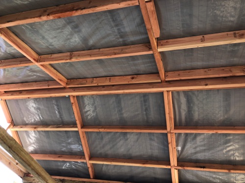 Felt for a finished drip free ceiling