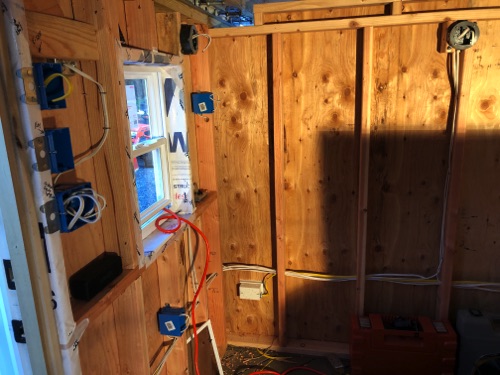 Electrical roughed in