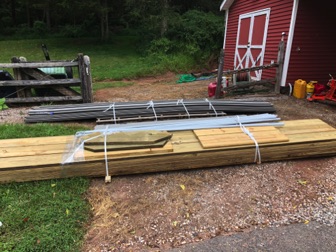 Framing and Decking with stairs