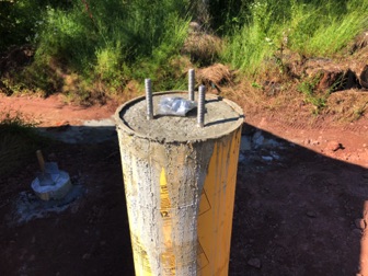 Pier all set for adapter plate for the mount