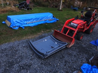 Moving the POD - Moving the door and the blank