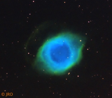 Helix nebula in SHO  9/22/19 2.3 hours ZWO ASI1600 / EON104 / CGEPro
