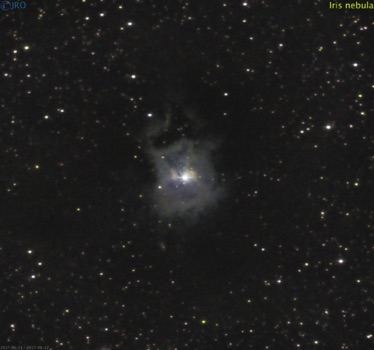Iris nebula June 11-12 45 mins each Ha, SII and OIII