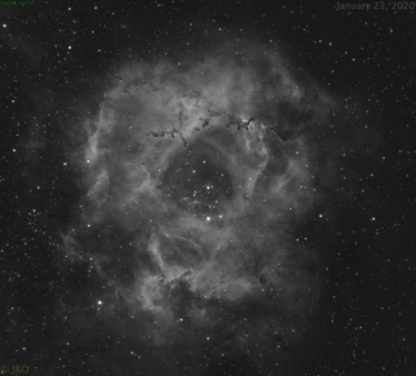 Rosette nebula Ha only