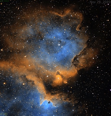 Soul-Crop 11/28/20 1 hour Ha, 1 hour SII and 30 mins OIII processed in Pixinsight. ASI294MM Pro w/ Antila 3.5nm filters on MX+