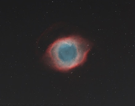 Helix nebula Best 3 hours of 10 Sep - Oct 2024 RASA IDAS filter