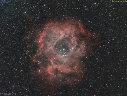 Rosette 2/12/18  44x 105sec subs QHY367c on RASA