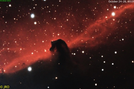Horsehead crop  78x30sec 10/24/19 & 10/26/19 ASI294C / RASA on MX+