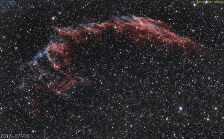 Eastern Veil nebula   7/08/18  34 x 105sec subs QHY367C on RASA