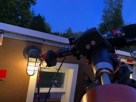 I had to remove this light.  The camera was going to hit it when imaging in the SW