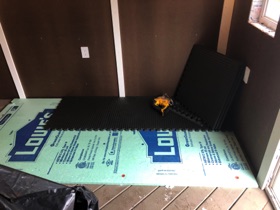 Insulation & Floor going down