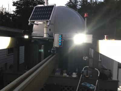 Solar Controller w/ lights on